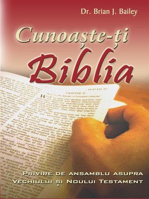 cover image of Cunoaște-ți Biblia
